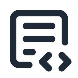 Textbox Code Line Icon