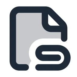 File Attachment Duotone Icon