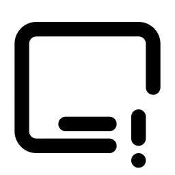 Device Ipad Horizontal Exclamation Line Icon