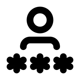 Password User Line Icon