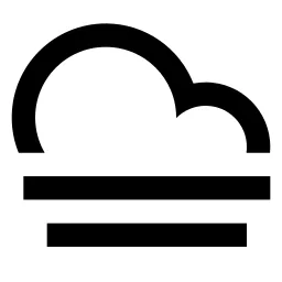 Foggy Line Icon
