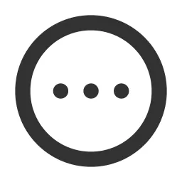 More Horizontal Circle Icon