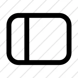 Sidebar Simple Left Wide Icon