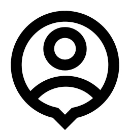 Account Pin Circle Line Icon