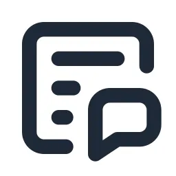 Textbox Chat Line Icon