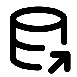 Database Share Line Icon
