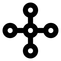 Topology Star 2 Line Icon