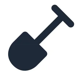 Shovel Solid Icon