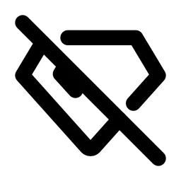 Diamond Off Line Icon
