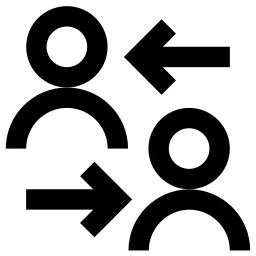 Accounts Transfer Arrows Icon