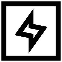 Electricity Square Icon