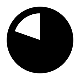Percentage 80 Line Icon