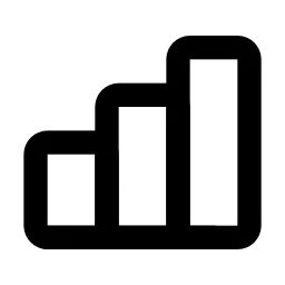 Chart Bar Popular Line Icon