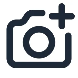Camera Add Line Icon