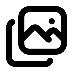 Library Photo Line Icon