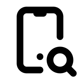 Device Mobile Search Line Icon