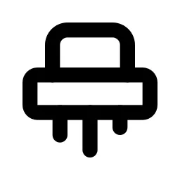 Shredder Line Icon