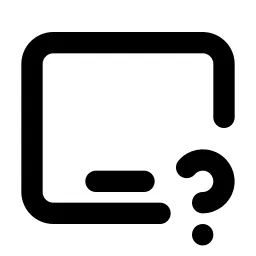 Device Ipad Horizontal Question Line Icon