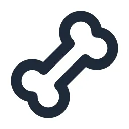 Bone Line Icon