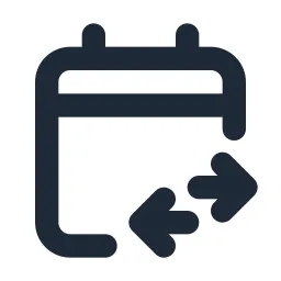Calendar Change Line Icon