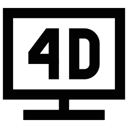 Desktop Computer 4d Icon