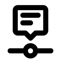 Timeline Event Text Line Icon