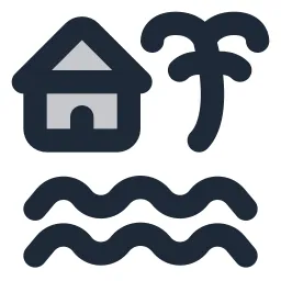 Beachfront Duotone Icon