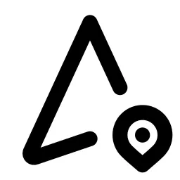 Navigation Pin Line Icon
