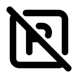 Parking Off Line Icon