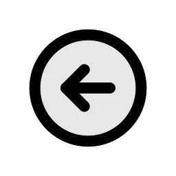 Arrow Circle Left Duo Icon