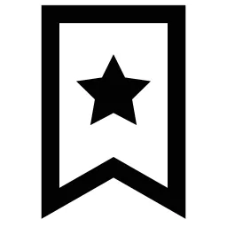 Bookmark Star Icon
