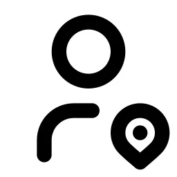 User Pin Line Icon