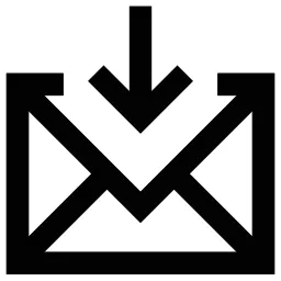 Arrow Down Envelope Icon