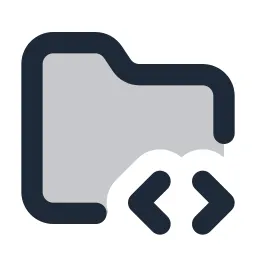 Folder Code Duotone Icon