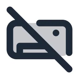Air Condition Off Duotone Icon
