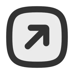 Arrow Up Right Square Duotone Icon