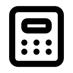 Calculator Line Icon