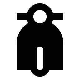 E Bike Fill Icon