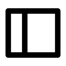 Side Bar Line Icon