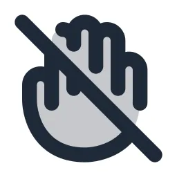 Hand Off Duotone Icon
