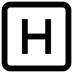 Hospital Sign Icon