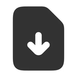Document Download Fill Icon