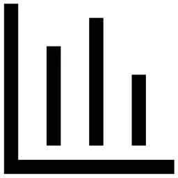 Vertical Line Chart Icon