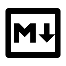 Markdown Line Icon