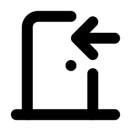 Door Enter Line Icon