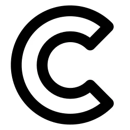 Brand Coinbase Line Icon
