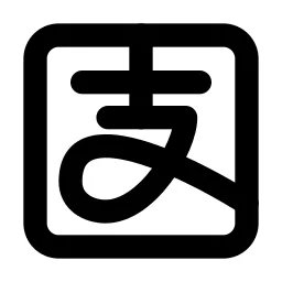 Brand Alipay Line Icon