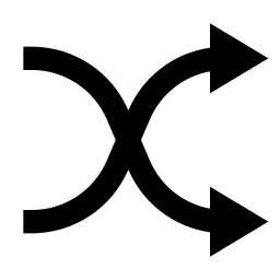 Shuffle Line Icon