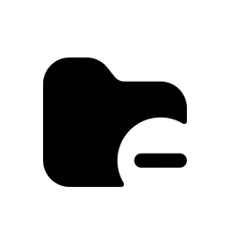Folder Minus Fill Icon