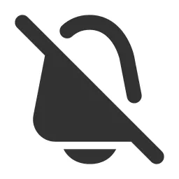 Bell Off Fill Icon